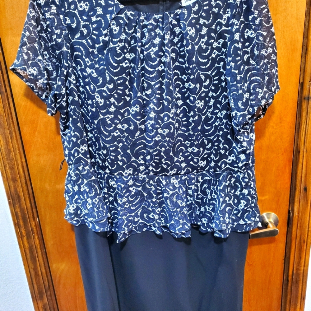 Plus Size Business or Formal Floral Dress